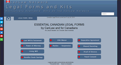 Desktop Screenshot of legalkit.ca